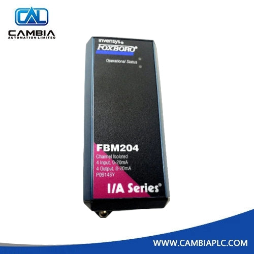 FBM204 RH914SY Foxboro 4 Channel Discrete Output Interface Module