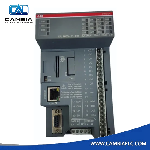 Original ABB PM554-TP-ETH:AC500,Prog.Logic Controller Module 1SAP120600R0071