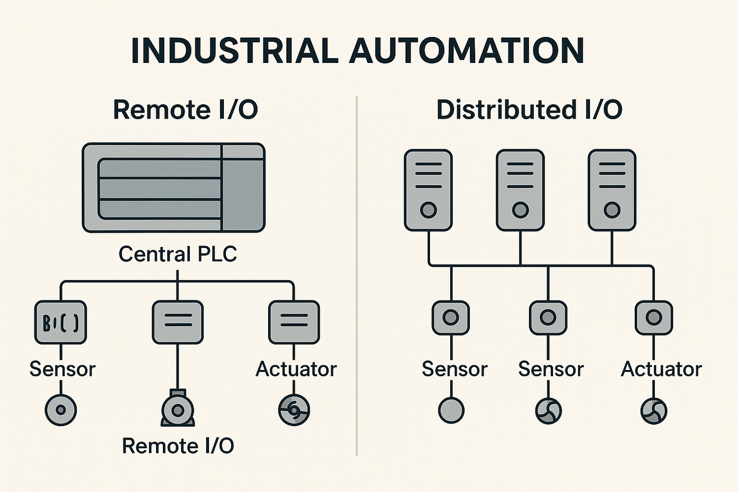 Why I Choose Distributed I/O Over Remote I/O in Modern Automation？