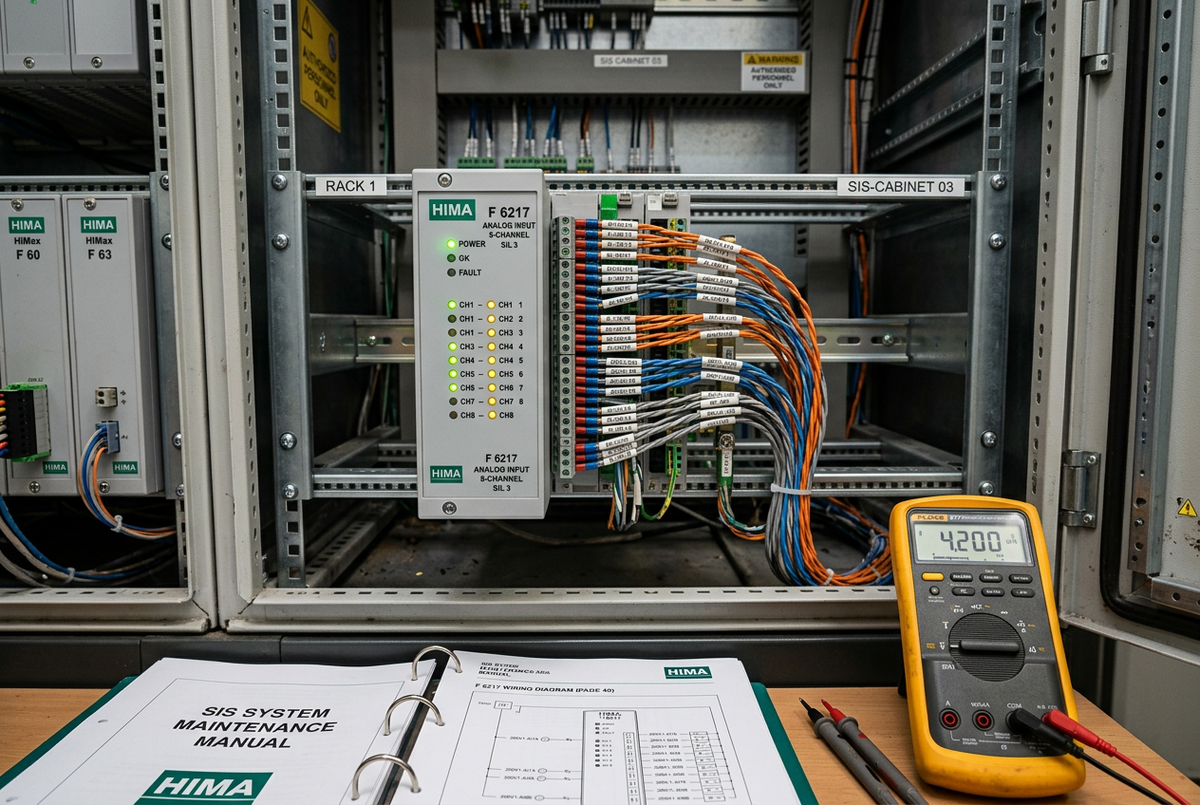 HIMA F 6217 Troubleshooting: Analog Input Faults and Checks