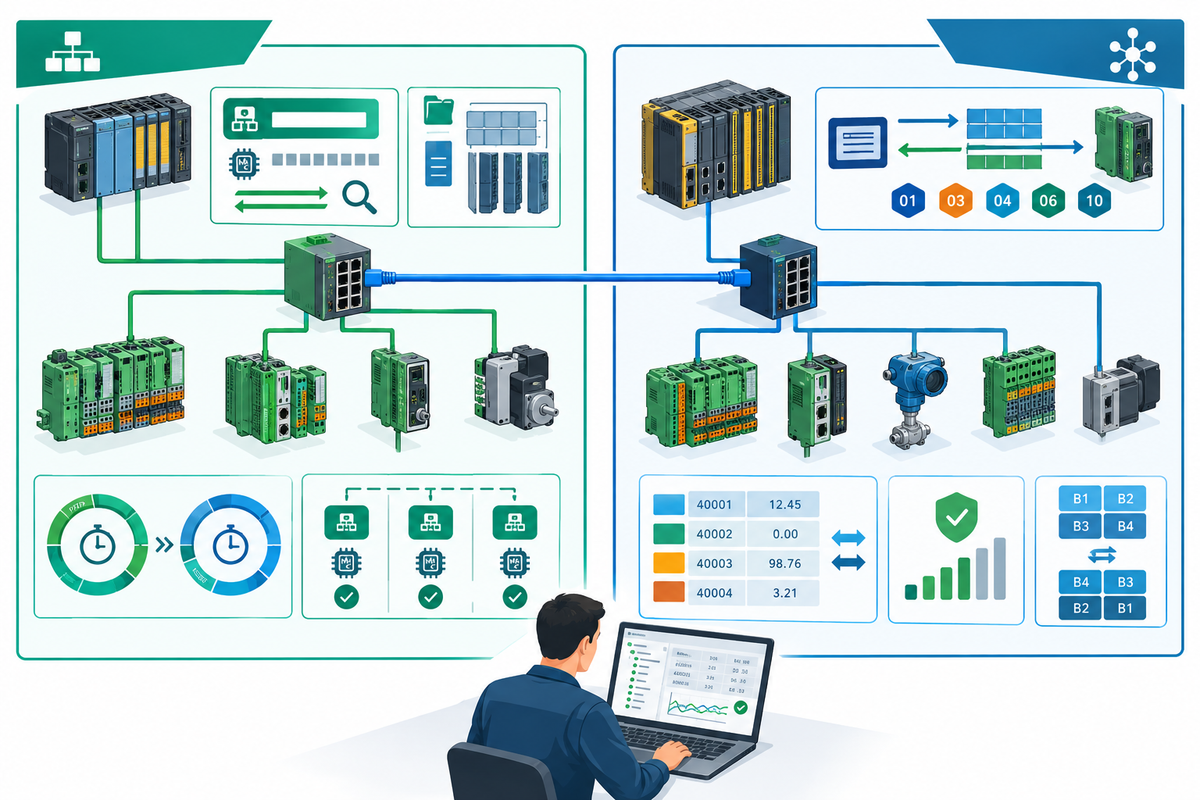 The CPU Sees the IP but Not the Device: PROFINET Station Naming vs Modbus Polling, Done Right