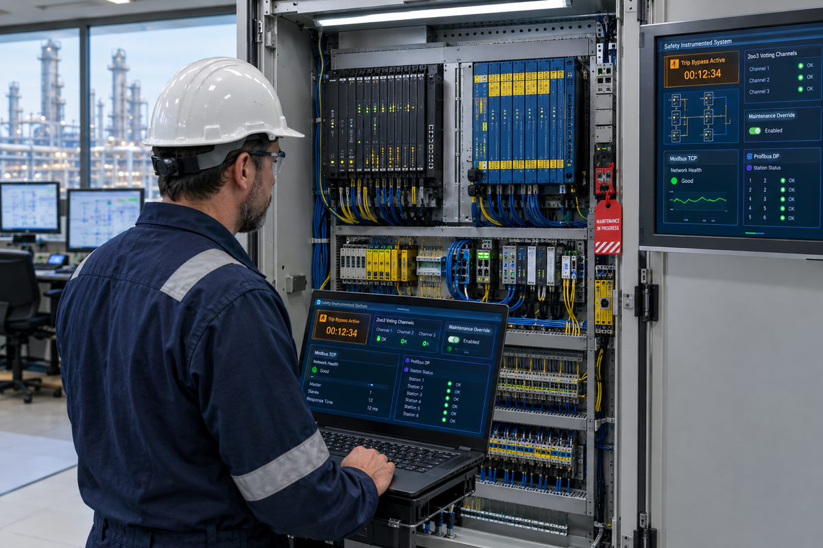 Bypass Discipline for Triconex and HIMA Safety Systems: A Field Guide to Trip Overrides and Bus Diagnostics