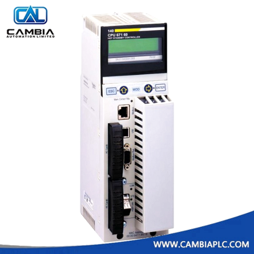 وحدة معالج الاستعداد السريع من Schneider Modicon 140CPU67261 Unity