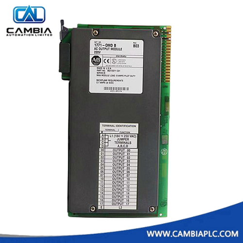 Módulo de entrada CA/CC (220 V) Rockwell Allen-Bradley 1771-OMD para la serie PLC-5