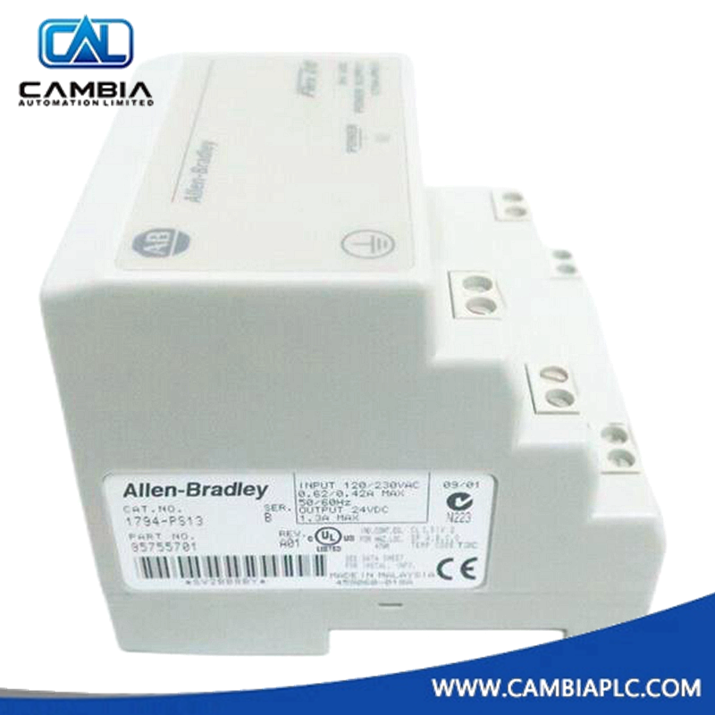 مصدر طاقة الإدخال/الإخراج المرن AB Allen-Bradley 1794-PS13 (85-264 فولت تيار متردد إلى 24 فولت تيار مستمر 1.3 أمبير)