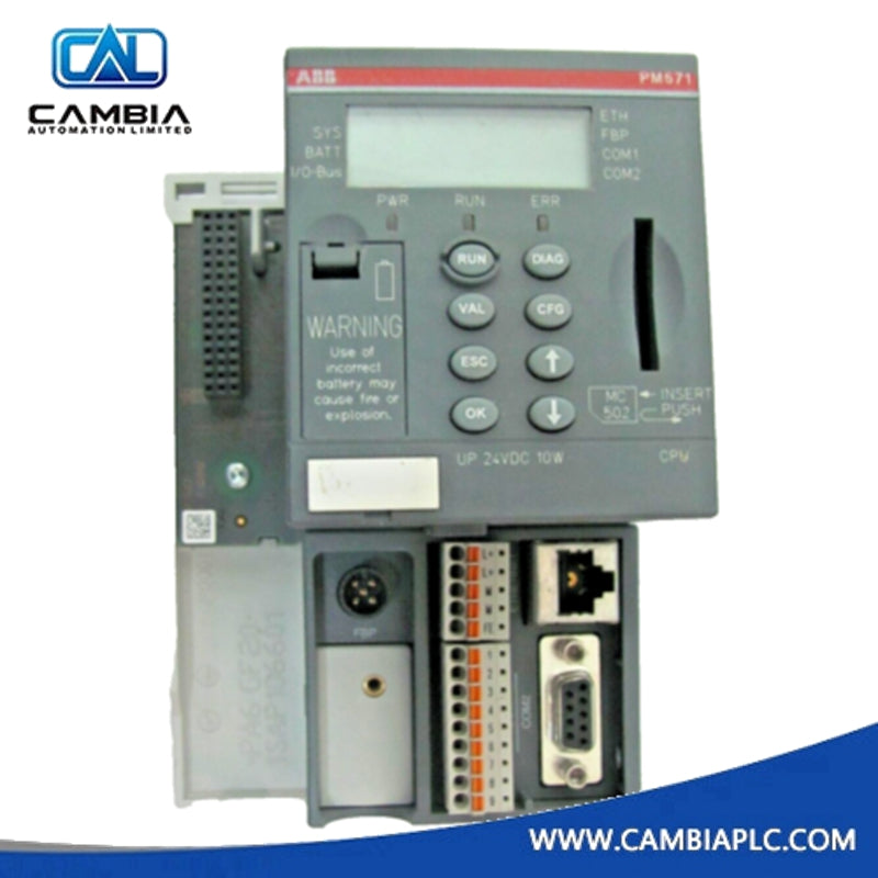 ABB 1SAP130100R0170 PM571-ETH Central Processing Unit