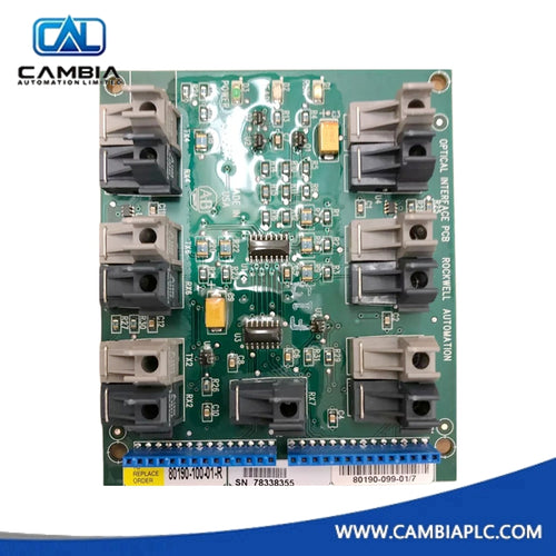 Allen-Bradley 80190-100-01-R Fiber Optic Board in Stock