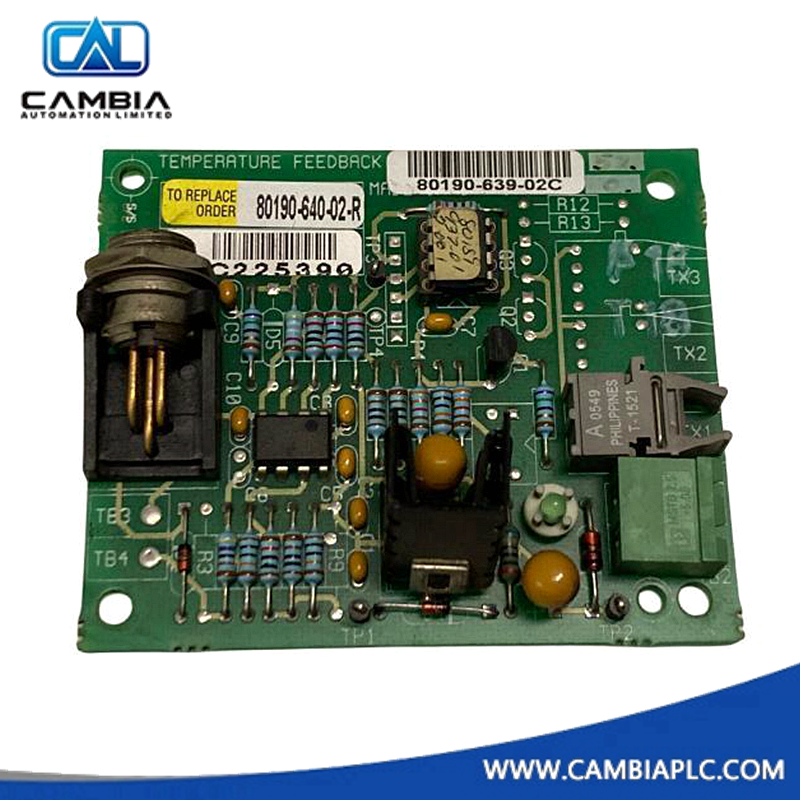 Allen Bradley 80190-640-02-R Temperature Feedback Circuit Board