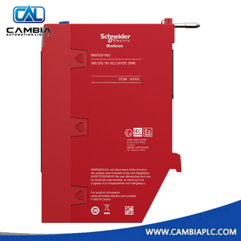 4ch Safety Analog Output BMXSAI0410 Schneider X80 SIL