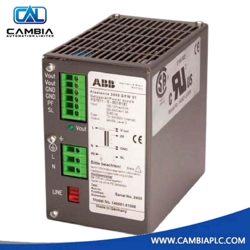ABB DPW01 DPW 01 Fuente de alimentación de alta eficiencia para automatización industrial