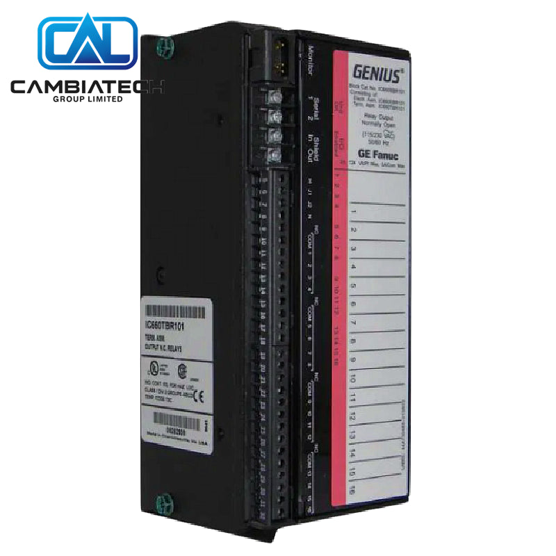 Terminal Assembly 16 Relay Output IC660TBR101 GE Genius