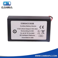 وحدة البطارية المساعدة IC693ACC302 | GE Fanuc