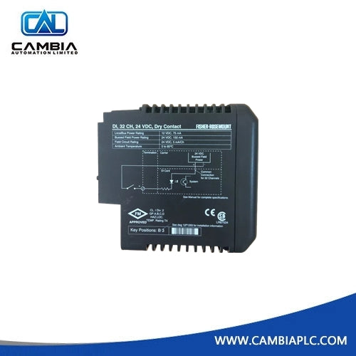 Módulo de entrada discreta Emerson KJ3001X1-CA1 en buen estado