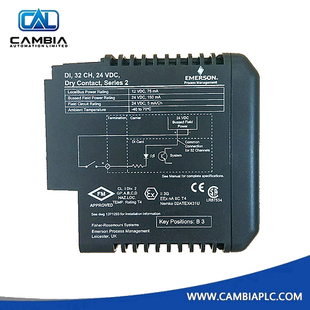 12P3270X022 | Emerson KJ3203X1-BA1 DI Card (32-Channel)