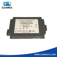 GE PCMAS75 S24-GE Power Supply Module 24VDC