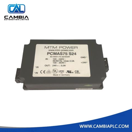 GE PCMAS75 S24-GE Power Supply Module 24VDC