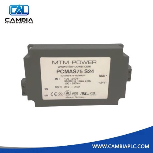 GE PCMAS75 S24-GE Power Supply Module 24VDC