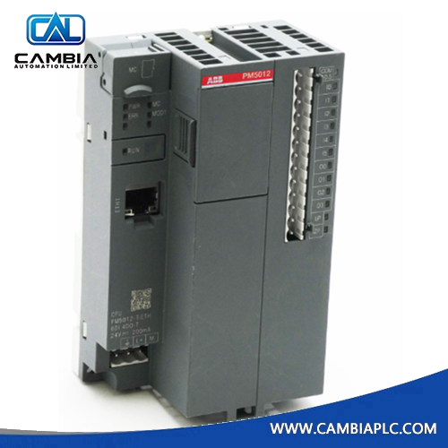 PM5012-R-ETH ABB Processor Module. Memory 1MB. 6 DI 24 VDC. 4 DO-Relay