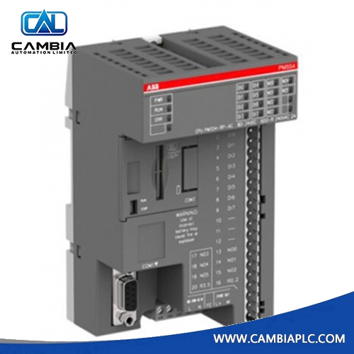 Módulo controlador lógico programable ABB PM554-TP-ETH:AC500 original 1SAP120600R0071