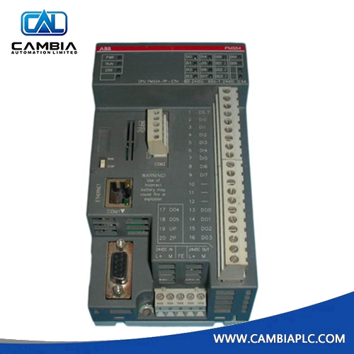 Módulo controlador lógico programable ABB PM554-TP-ETH:AC500 original 1SAP120600R0071