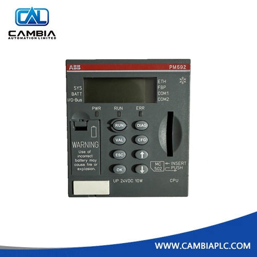 ABB PM592-ETH AC500 Processor module